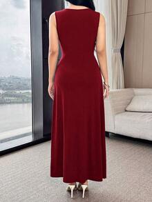 Women Midi Dresses - 波爾多 - 查看 5
