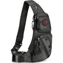 Sling Bag Chest Shoulder Backpack Crossbody Bags Casual Daypack Men Women Black - 2620N - Small + Black-2620n - View 1