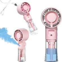 Nuovo ventilatore a nebulizzazione portatile, ventilatore a nebulizzazione ricaricabile USB per uso all'aperto - fan - Visualizzare 1