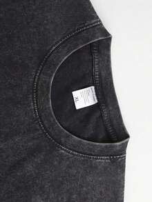 Camiseta de Algodón Lavado para Hombre Estilo Urbano, Estampados con Temática de Fútbol, Tejido 100% Algodón, Diseñada para Aficionados al Fútbol, Lavable a Máquina, Atuendo Diario Perfecto, Adecuada para Gimnasio, Deportes, Camiseta Casual de Verano para Hombre, Nuevo Diseño de la Copa Mundial 2026 - Negro - Ver 2