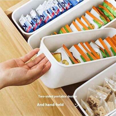1 hộp đựng đồ đa năng bằng nhựa, hộp đựng đồ lót và tất không cần đục lỗ, hộp đựng quần áo trong tủ quần áo, giỏ đựng đồ lặt vặt trên bàn làm việc