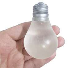 1pc Malt Sugar Glow Bulb, Soft Slow Rising Sensory Relaxation Squeeze Toy, Glows In The Dark, Portable Hand Relaxation & Stress Relief Accessory - Random Colors and Styles - View 6
