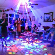 DJ Disco Dance Hall Lighting, Party Lighting, Supports DMX512 Control, Remote Control, Sound Control - All-In-One. Suitable For Stage Performance, Atmosphere Creation, Room Decoration, Birthday, Gift, Bar, KTV And Wedding Party. - EU F Type Plug(220-240V) - View 7