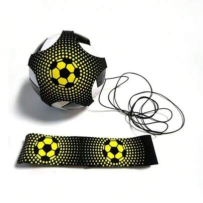 1pc Football/Volleyball/Rugby Training Dribbling Strap, Football Training Equipment/Accessory, Adjustable Football Training Strap, Dribbling Training Device, Ball Control Training Gear, Solo Football Practice