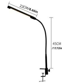 Đèn bàn LED toàn phổ RA97, đèn kẹp bảo vệ mắt với cần đèn linh hoạt, có thể điều chỉnh độ sáng, thích hợp cho đọc sách, văn phòng và học tập. - Đèn nền máy tính - Xem 15