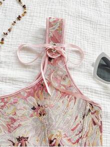 Tops y camisetas de mujer para fiesta - Rosa - Ver 5