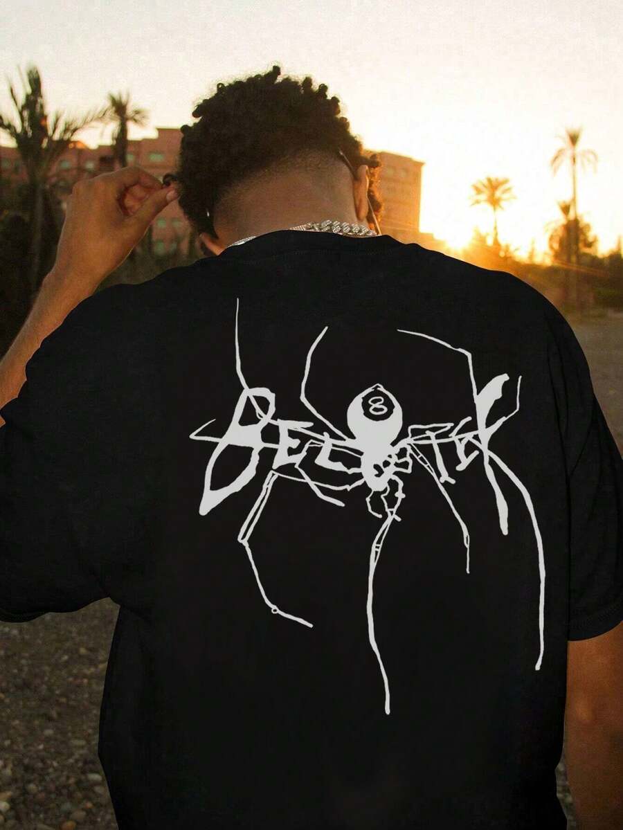 Camiseta unisex% algodón, modelo 2026, lavable aáquina, cómoda para todas las estaciones, adecuada para deportes al aire libre, fiestas en la playa y uso diario, con un diseño novedoso y estilo moderno, ¡tu mejor elección! - Negro - Ver 1