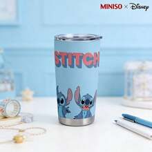 Bình giữ nhiệt MINISO X Disney Stitch hoạt hình dễ thương, dung tích 20oz, bằng thép không gỉ, cách nhiệt chân không, có nắp đậy, thích hợp mang theo khi đi du lịch, dùng được cả đồ uống nóng và lạnh. Sản phẩm bền chắc. - Nhiều màu - Xem 1