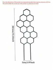 Honeycomb Shaped Plant Climbing Trellis, Outdoor Potted Plant Support Rack, Rust-Resistant Plastic Frame Suitable For Potted Vines And Flowers, Space-Saving Indoor/Outdoor Garden Support - A - View 7