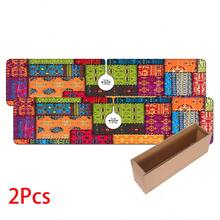 1件波西米亚风印花水龙头垫，耐用涤纶材质，快干易清洁，适用于厨房和浴室，安装简便，日常装饰，礼品，浴室垫，耐用水龙头垫，水龙头配件 - 彩色 - 查看 13