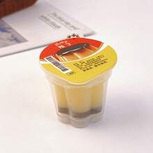 Llavero de pudín para apretar, juguete de comida, llavero de pudín mini creativo, colgante de alivio del estrés de rebote lento suave - Multicolor - Ver 17