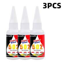 502 Super Glue Instant Quick Drying Cyanoacrylate Adhesive, Strong Bonding For Leather, Rubber, Wood, Metal - 502-m - View 11