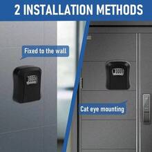 Wall Mounted Key Storage , Black RHYL - 黑色 - 查看 7
