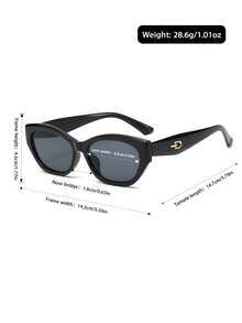 AINII 1pc European And American Retro Style Square Frame Fashion Glasses, Casual Versatile, Suitable For Street Photography, Hiking, Fishing - Multicolor - View 5