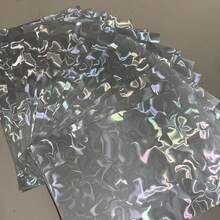 13张A4全息幻彩石纹纸，激光全息闪亮工艺纸，适用于偶像卡片、贺卡、礼品包装、手工爱好者 - 13張石頭紋卡紙 - 查看 9