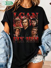 "I Can Fix It" T-Shirt, Vintage Tribute T-Shirt, Gift For Fans Of - Black - View 6