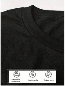 Camiseta de manga corta para mujer con estampado floral de girasoles en forma de corazón, cuello redondo casual, tejido de punto 100% algodón, longitud regular, adecuada para todas las estaciones, ideal para primavera y verano. - Negro - Ver 4