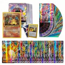 50/100/200/300pcs Premium Craft English Cards Vmax GX Rare Deck Birthday Holiday Party Supplies Gift Random Styles - Multicolor - View 2