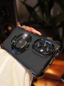 關注本店並將商品加入收藏後下單，即可獲贈免費掛繩 1 條。1 件電鍍四角防震手機殼，適用 Redmi Note 15/14/13/11 Pro；亦適用 Apple 17 Pro Max/16 Pro Max/16 Pro/14 Pro Max/14 Pro/13 Pro Max/16；Galaxy 系列：S21 5G/S26 Ultra/S22/S22 Ultra/S23/S23 Ultra/S24/S24 Ultra 5G/A14/A33 5G/A53 5G/A54 5G/A52/A52s 5G/A15 5G/A13 4G/A22 4G/A22 5G/ - 黑色/支架/送掛繩 - 查看 3