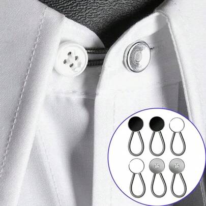Telescopic Waist Extension Button Detachable Button Waist Extension Jeans Button Adjustment Button Seamless Belt Expander