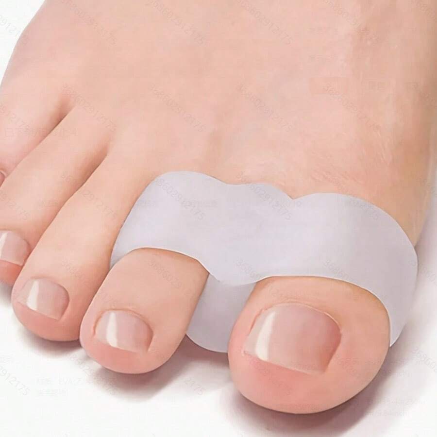 1 đôi ống bảo vệ chân, thích hợp cho giày cao gót, giày thường ngày và nhiều loại giày khác. - trắng - Xem 1