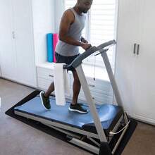 Exercise Bike FLOOR MAT Gym Rowg Mhe Treadmill Turbo Traer Protector UK - Multicolor - View 5