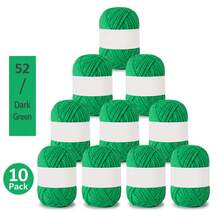 10pcs/Pack Nylon Filament Yarn For DIY Knitting Caps, Scarves, Cushions - Multicolor - View 56