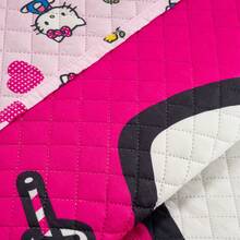 SANRIO PROVIDENCIA Hello Kitty Heart Single Quilt - Hot Pink - View 6