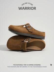 WARRIOR 1双女士运动风套脚鞋，时尚百搭轻便软底舒适休闲户外步行鞋 - 駝色 - 查看 6