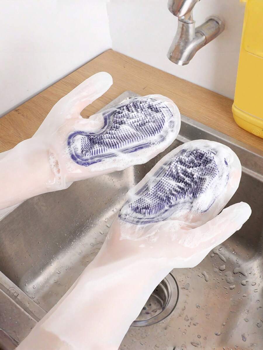 多功能魔力刷，家用洗碗手套，塑料/橡胶防水，厨房清洁，洗衣，洗鞋