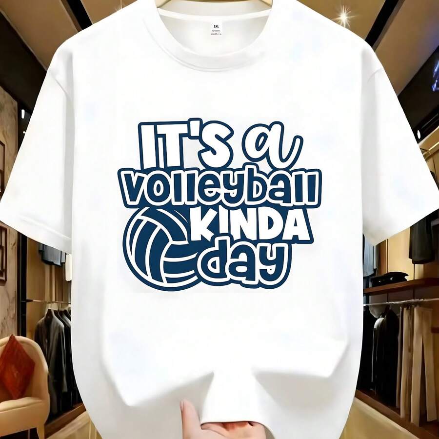 Camiseta creativa con estampado de letras para mujer, talla grande, cuello redondo, informal, de verano, de manga corta, estilo urbano, versátil2 - Blanco - Ver 1
