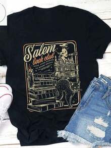 Women T-Shirts - Black - View 6