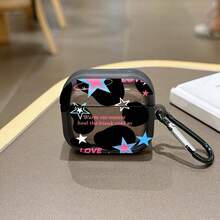 Funda protectora antiperder con diseño de estrella para auriculares inalámbricos Apple, compatible con el estuche de auriculares inalámbricos Apple, resistente a arañazos y caídas - Multicolor - Ver 17