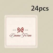 Customized Modern Wedding Stickers, Customized Wedding Napkin Labels, Personalized Wedding Stationery, Wedding Napkin Stickers, Box Stickers, Packaging Stickers, Gift Stickers, Message Stickers - Square Stickers - View 28