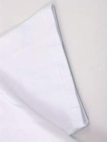 Camiseta manga corta cuello redondo 100% algodón, estampado trendy, tejido ligero y ventilado, estilo moda casual, apta para vida diaria, salidas informales y citas en primavera, verano y otoño - Blanco 1 - Ver 3