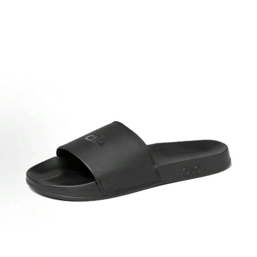 Alo Yoga Unisex It Comfortable And Versatile Non-Slip And Wear-Resistant Slip-On Sandals, Unisex Style, Black - 黑色A0669U-BLACK - 查看 1