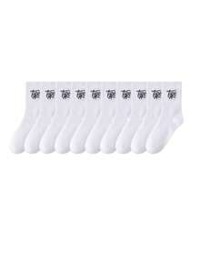 3/5 Pairs/10 Pairs/TYPE Letter Socks Men's And Women's Mid Waist Socks Are Suitable For Daily Casual Wear Exercise Running And Cycling Attire - Multicolor - View 11