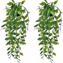 Artificial Plants, Hanging Potted Plants, Wall Hanging Shelves Decor, Suitable For Indoor, Outdoor, Living Room Shelf Decor, Home Decor, Room Decor, Garden Decoration, Wall Decoration - Pea Pods - View 6