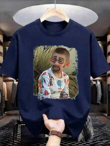 Summer Men's Crew Neck T-Shirts Gym Leisure Holiday High Quality Men's Shirts Fashion Prints Y2K Men's Clothing Festival Sweatshirt Men's Sets Men's Gifts Mexico Local-Summer Wear Breathable - 藍色的 - 查看 11