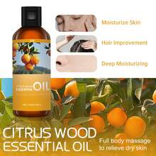 LISM 30ml/100ml Aceite esencial de madera cítrica, apto para difusor de aromas doméstico, velas DIY, jabones, baño relajante, ambiente, aire fresco, masaje corporal, regalos navideños - Aceite esencial de madera de cítricos - Ver 4