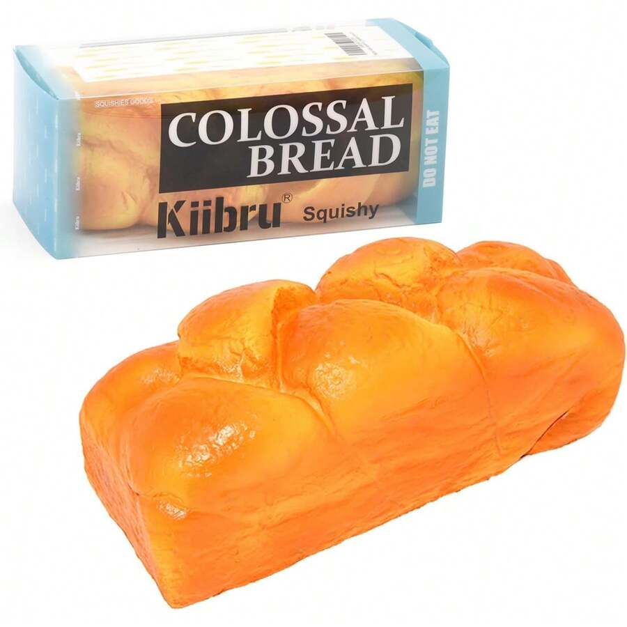 Squishy English Bread 7.9" Slow Rising Squishies Scented Toy - 乳黃色 - 查看 1