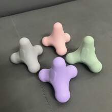 1 quả bóng massage hình tứ giác, dùng để massage chân, vai, cổ, eo, tay, giảm axit lactic, hỗ trợ yoga, tập thể dục, phụ kiện massage thủ công. - Nhiều màu - Xem 3