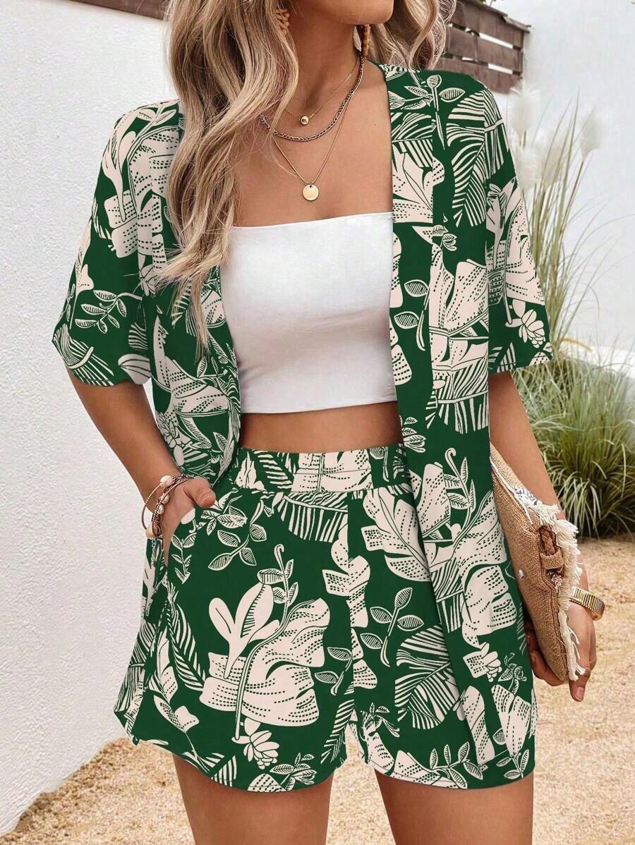 Conjunto de dos piezas para mujer para uso diario - Multicolor - Ver 1