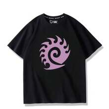 Dragon Raja Lu Mingfei Novel Cosplay T-Shirt, For Anime Conventions, Short Sleeve, Breathable For Summer, Plus Size. - 黑色 - 查看 1