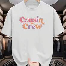 Printed T-Shirt For Men And Women - 白色 - 查看 1