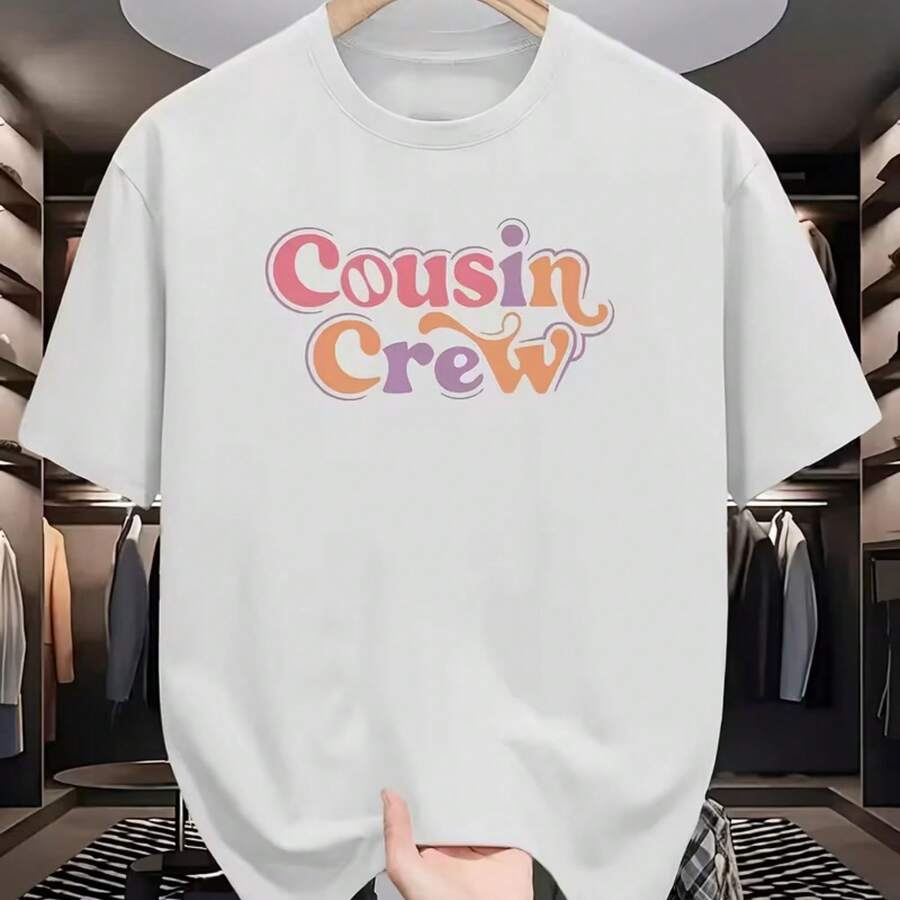Printed T-Shirt For Men And Women - 白色 - 查看 1