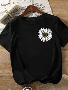 Camiseta unisex% algodón, modelo 2026, lavable aáquina, cómoda para todas las estaciones, adecuada para deportes al aire libre, fiestas en la playa y uso diario, con un diseño novedoso y estilo moderno, ¡tu mejor elección! - Negro - Ver 3