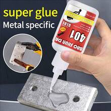 401 Glue - Quick Drying, No Heating Required, Suitable For Jewelry, Plastic, Faux Leather And Metal - Strong Adhesive Glue, Applicable For DIY Crafts, Shoe Repair, Rings, Hair Clips And Earrings | Transparent Label Design | Includes Precision Dropper, Versatile And Easy To Use, Super Strength Shoe Glue - Transparent - View 9