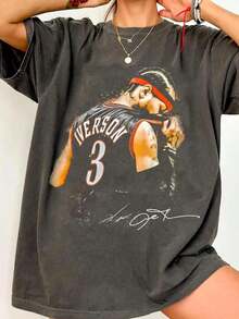 Camiseta Vintage Comforts Colorss Allen Iverson The Answer, Regalo para Mujer y Hombre, Camiseta Unisex - Blanco - Ver 6