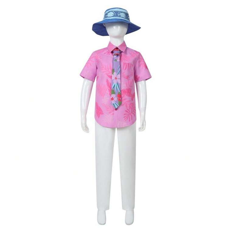 Disfraz De Zorro Nick Para Adulto | Camisa Hawaiana, Diadema Con Orejas Y Corbata Para Carnaval Y Halloween